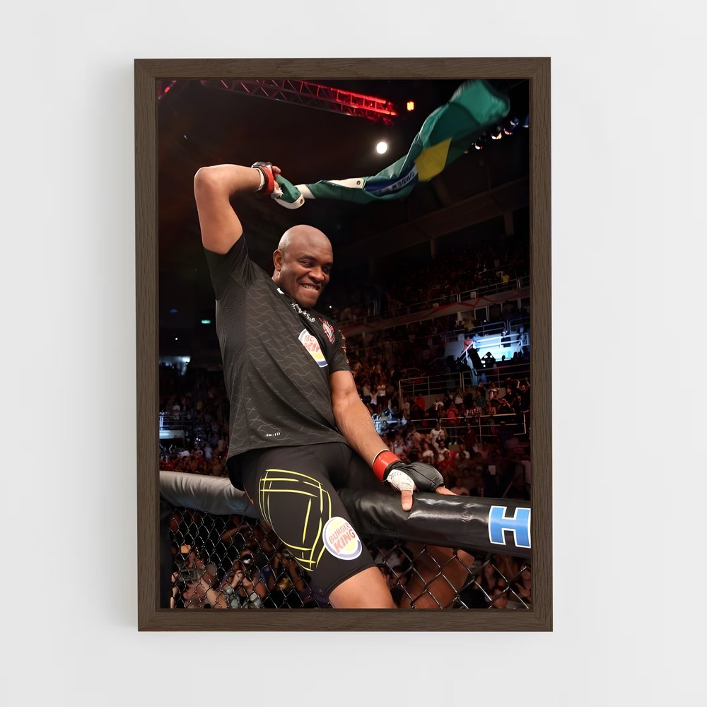 Poster Anderson silva triomphante – affiche Taekwondo (vue 5)